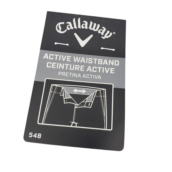 NEW Callaway Pearl Blue Shorts Gray Purple Houndstooth Golf Shorts Mens 54B - Picture 8 of 9